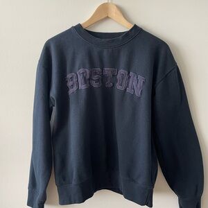 Boston Navy Blue Sweater